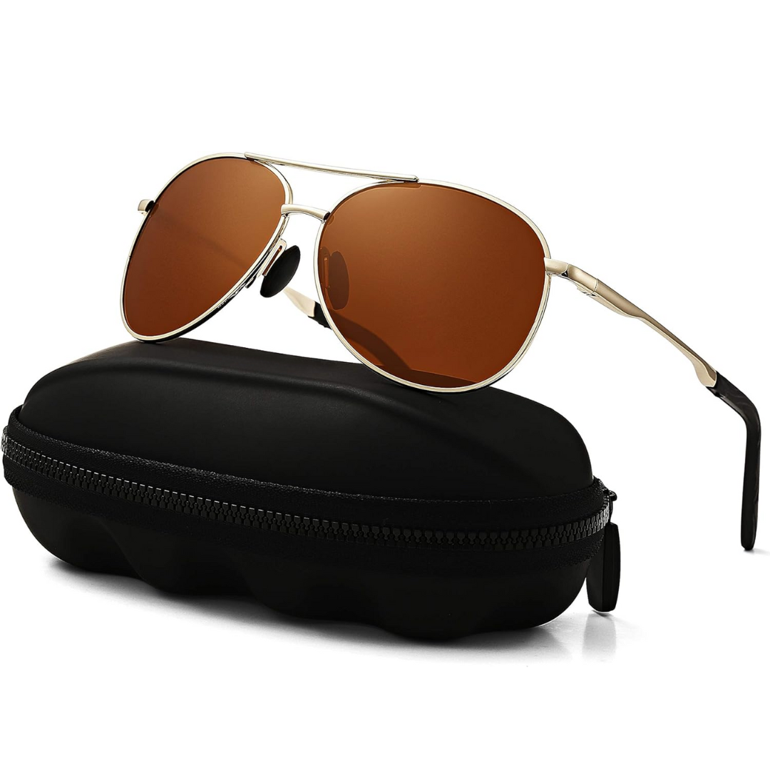 Premium polarized Aviator sunglasses - Joey | Karnz