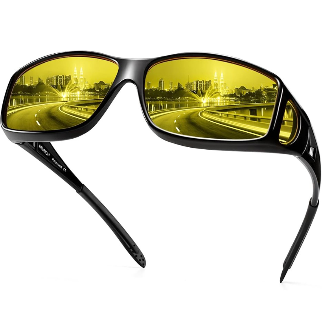 Skanto | Jeremy Night Vision Polaroid Driving Glasses – Anti-Glare Lenses for Safe Night Driving