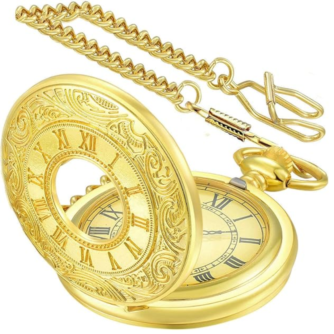 Classic Retro Pocket Watch for Men Skanto