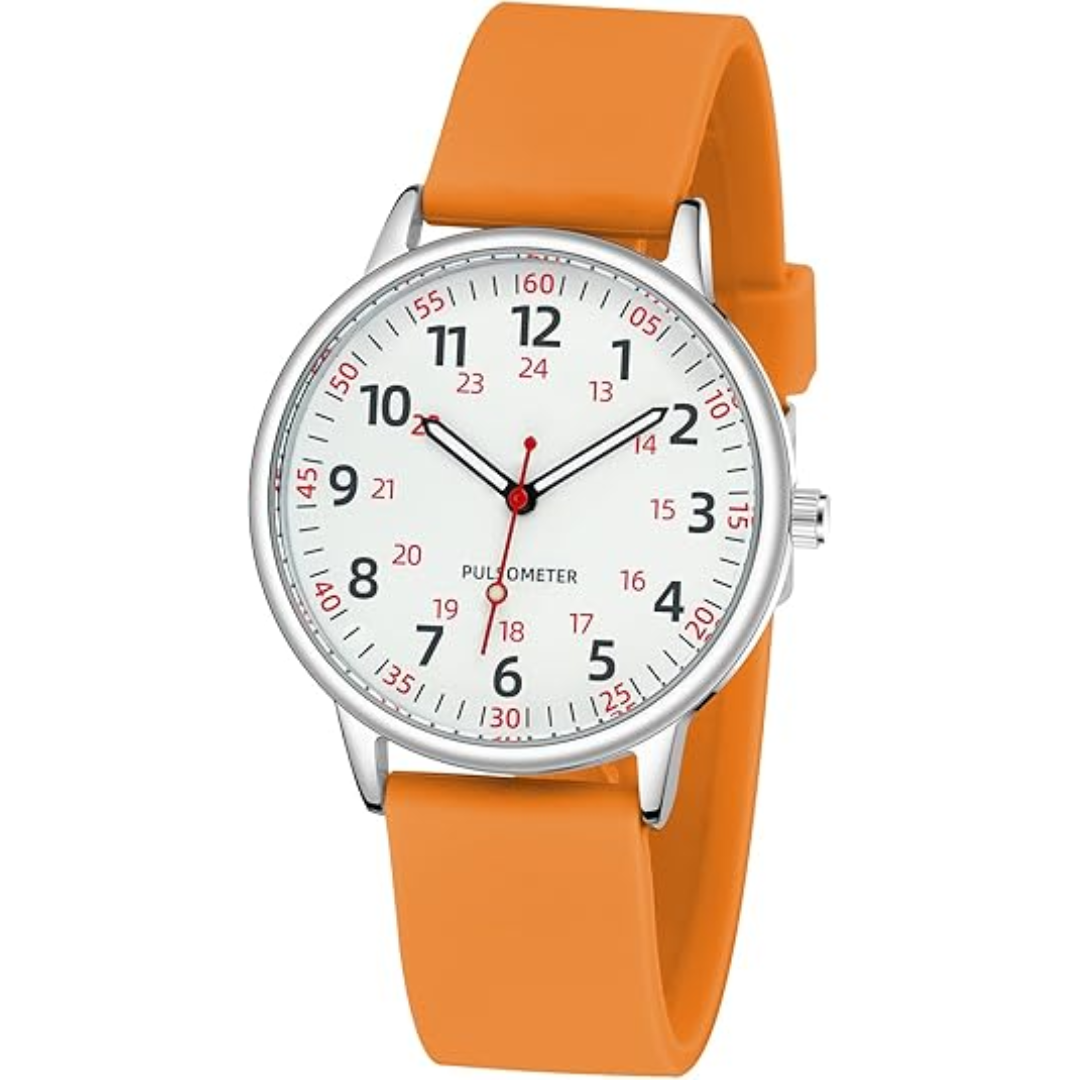 BowLift | Stylish Women’s Clip-On Watch – Waterproof Silicone Fob Watch in Elegant Colours