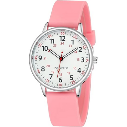 BowLift | Stylish Women’s Clip-On Watch – Waterproof Silicone Fob Watch in Elegant Colours