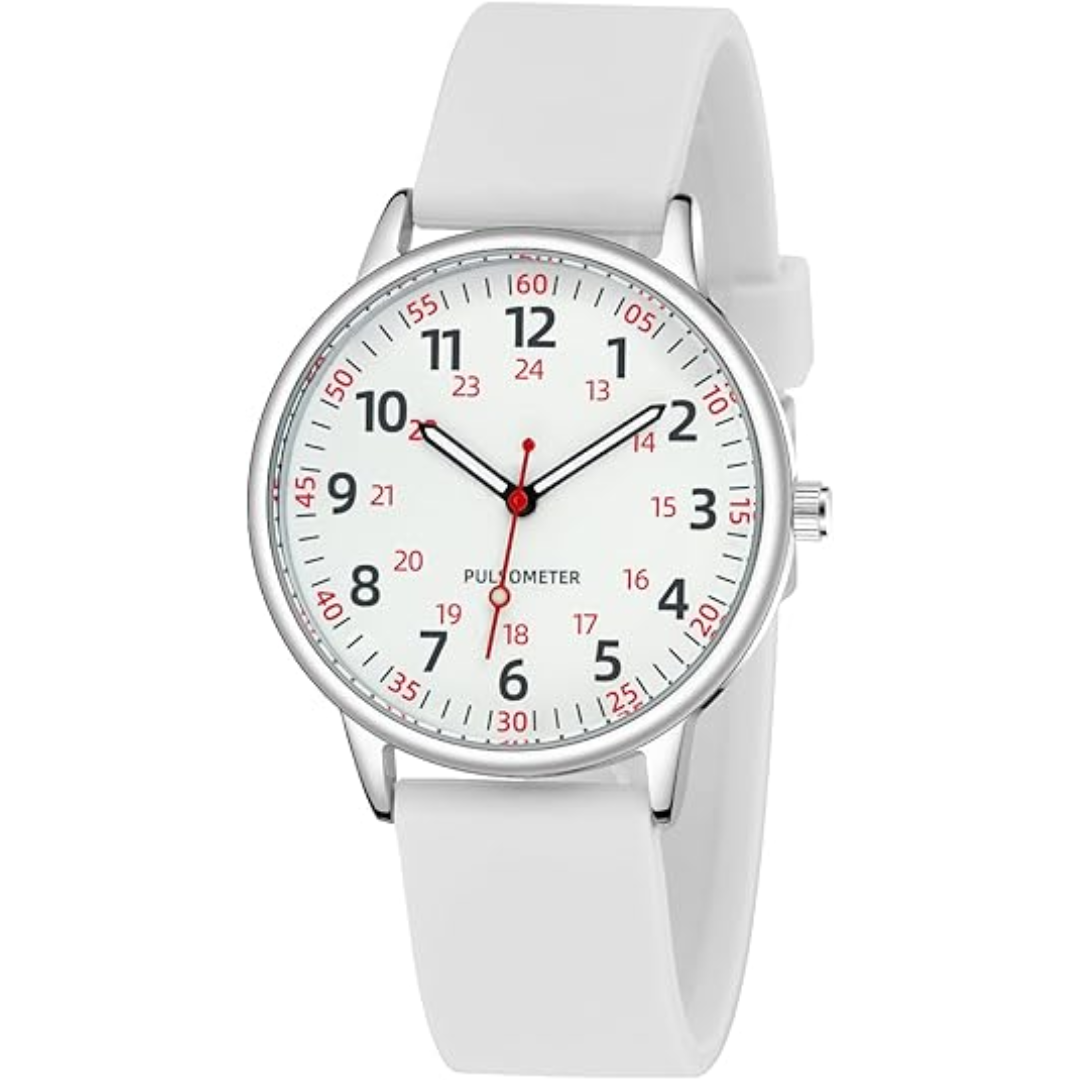 BowLift | Stylish Women’s Clip-On Watch – Waterproof Silicone Fob Watch in Elegant Colours
