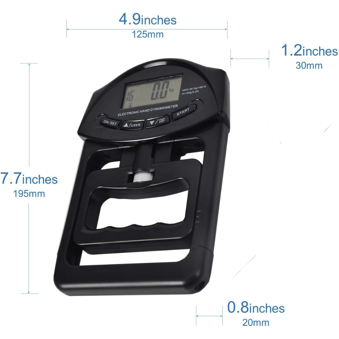 BowLift | Precise hand-held measuring device for grip force measurement up to 120 kg