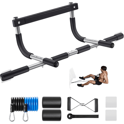 Skanto | Pull-up Bar - Steel Doorway Pull-up Bar with 200 kg Load Capacity