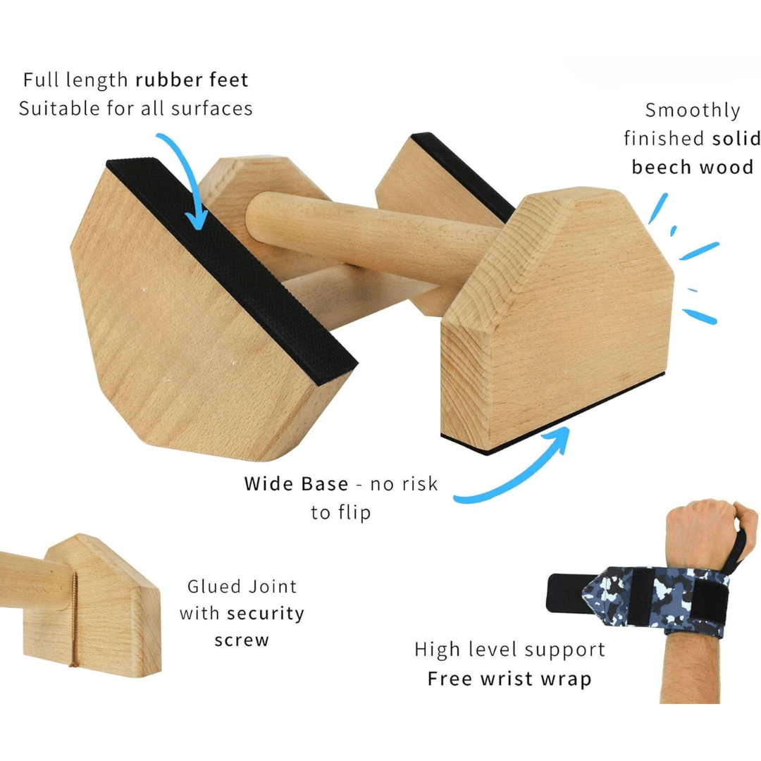 BowLift | wooden push-up bars for stable calisthenics training