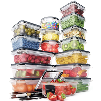 Skanto | Luxury 16-Piece Storage Box Set – BPA-Free, Airtight & Stackable