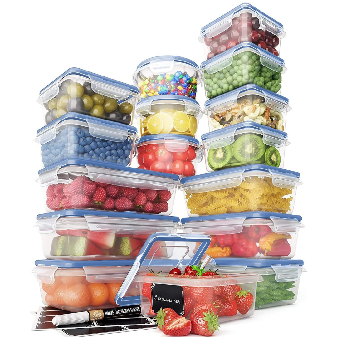 Skanto | Luxury 16-Piece Storage Box Set – BPA-Free, Airtight & Stackable