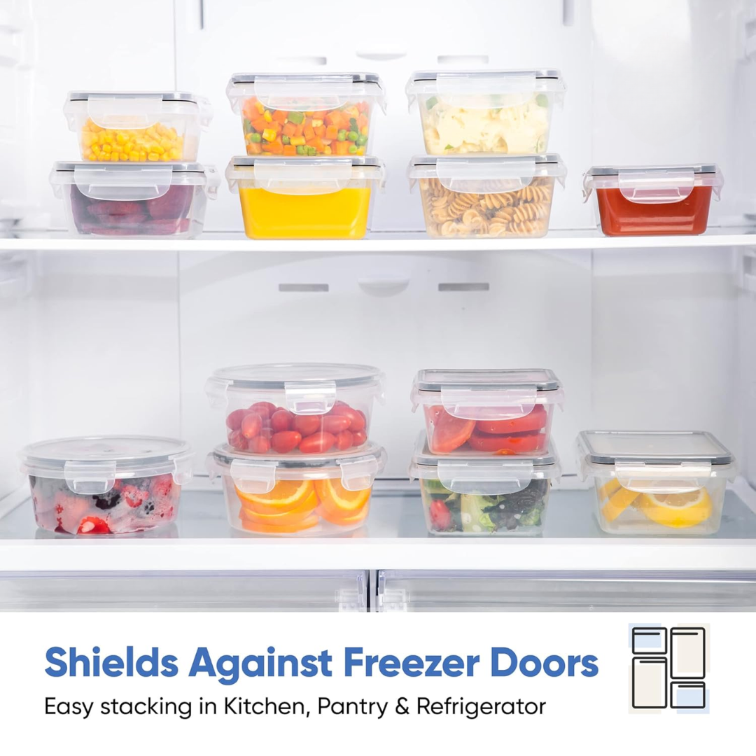 Skanto | Luxury 16-Piece Storage Box Set – BPA-Free, Airtight & Stackable