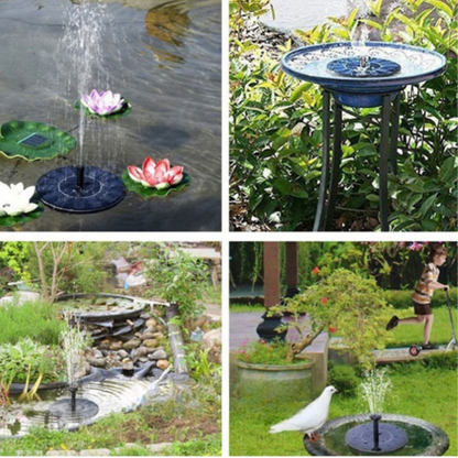 Skanto | Solar Bird Fountain – Solar-Powered Fountain for Garden and Birds | Sustainable and Low Maintenance