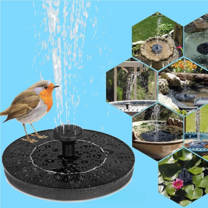 Skanto | Solar Bird Fountain – Solar-Powered Fountain for Garden and Birds | Sustainable and Low Maintenance