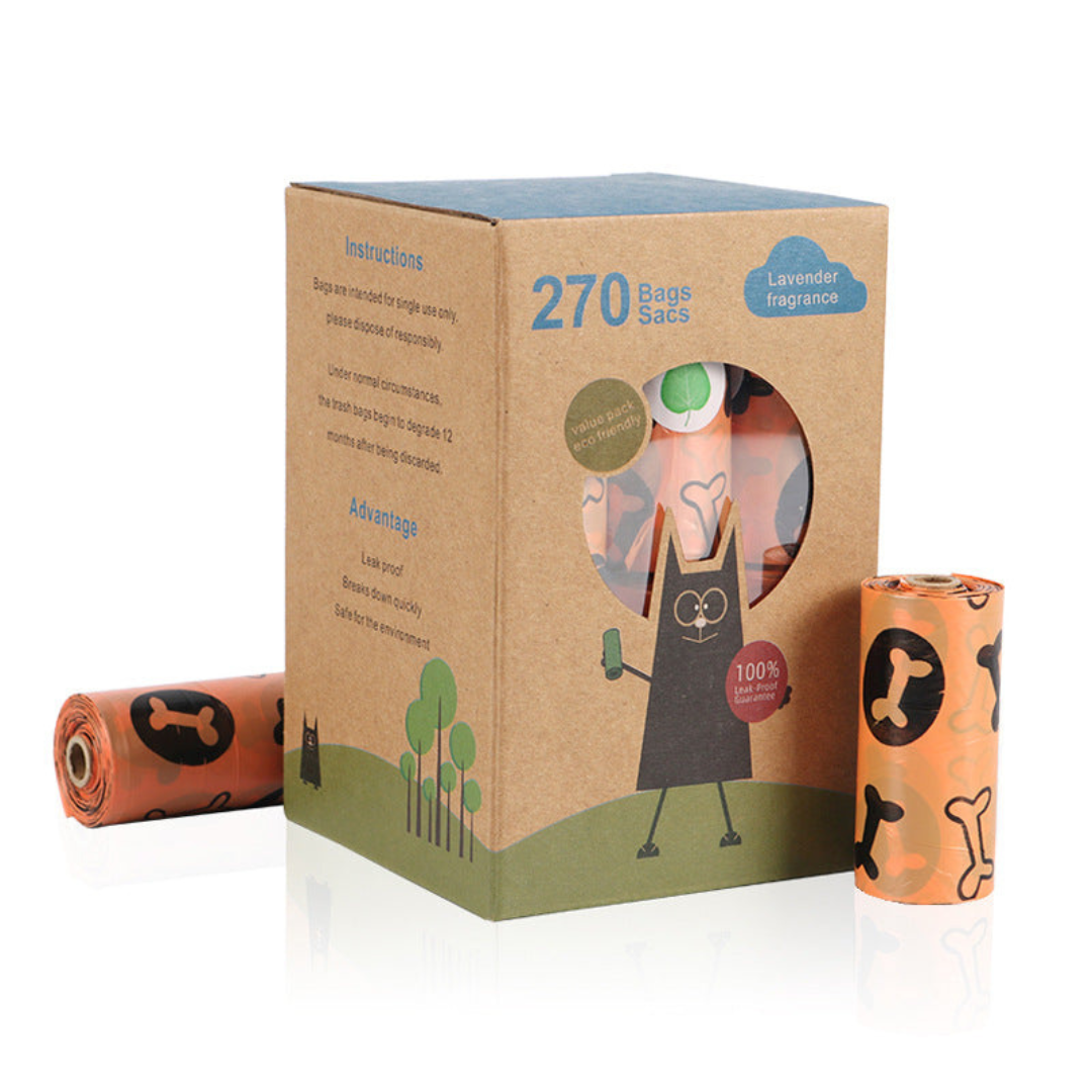 Eco-friendly Poop Bags with Convenient Dispenser Bowlift