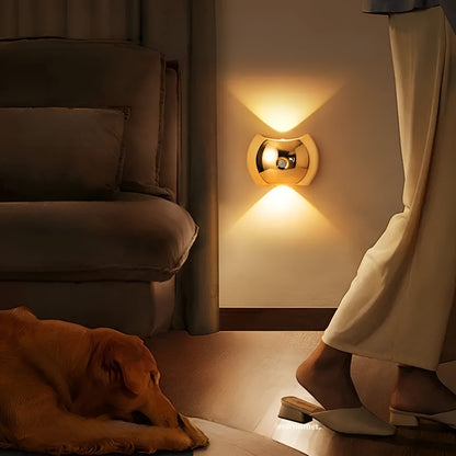 Wall light with motion sensor – Dual LED light Up & Down | Magnetic & PortaBowlifte | Bowlift