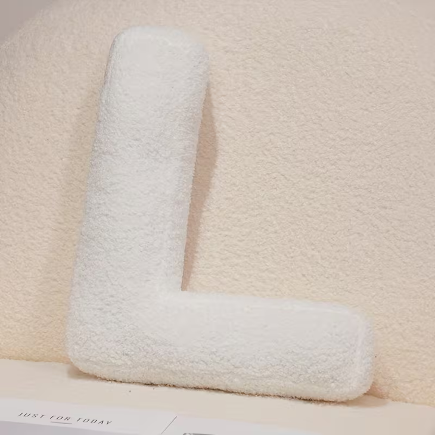 White Letter Decorative Pillow – Soft And Versatile | Creative Pillows For Your Sofa And Bed | Bowlift
