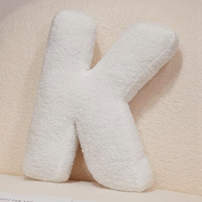 White Letter Decorative Pillow – Soft And Versatile | Creative Pillows For Your Sofa And Bed | Bowlift