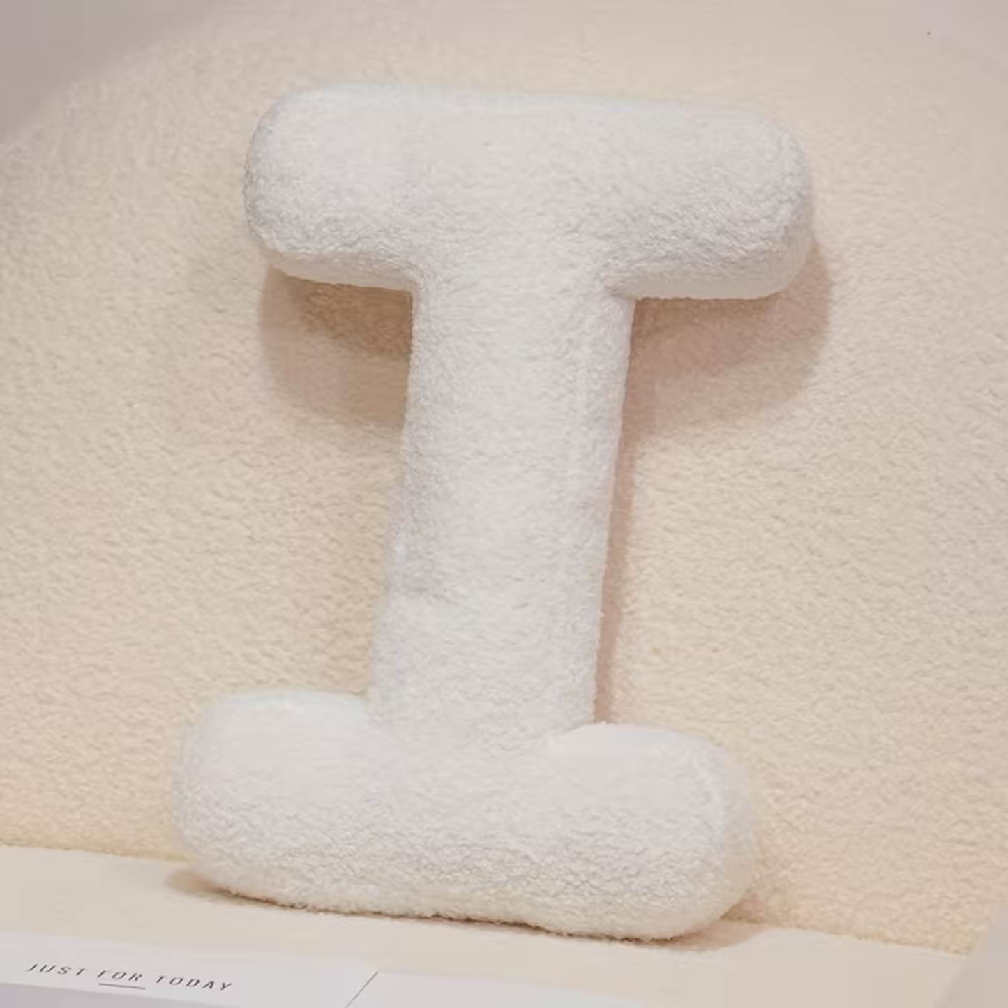White Letter Decorative Pillow – Soft And Versatile | Creative Pillows For Your Sofa And Bed | Bowlift