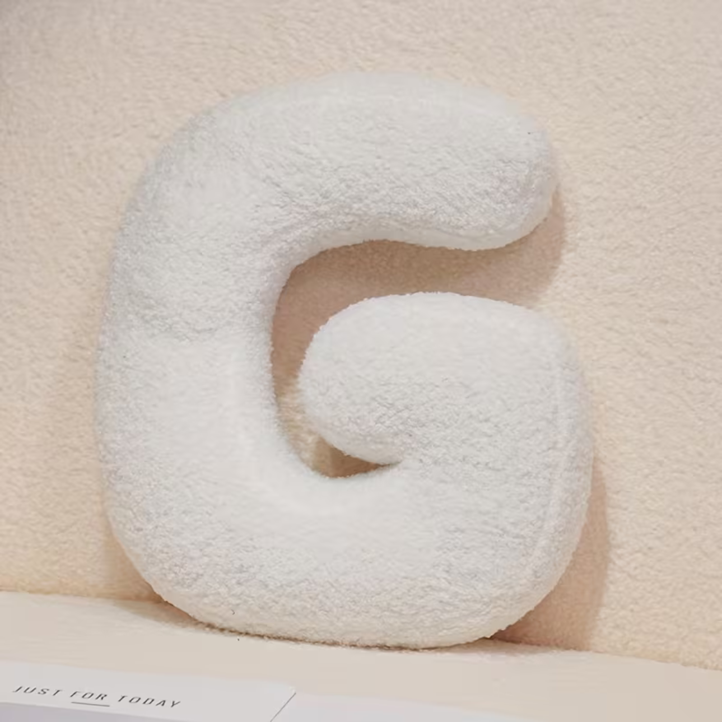 White Letter Decorative Pillow – Soft And Versatile | Creative Pillows For Your Sofa And Bed | Bowlift