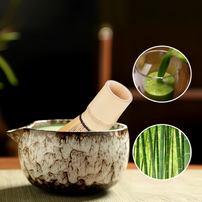 BowLift | Traditional Matcha Tea Set – 6-Piece Authentic Japanese Matcha Kit – Premium Bamboo & Ceramic