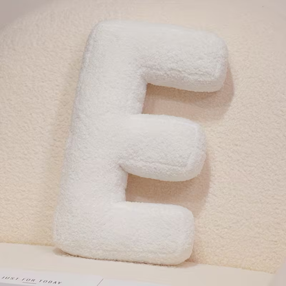 White Letter Decorative Pillow – Soft And Versatile | Creative Pillows For Your Sofa And Bed | Bowlift