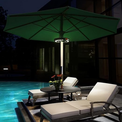 BowLift | LumoClip LED Shade Light with Battery | 3 Brightness Levels & 360° Light | USB Charging | For Balcony, Garden & Camping