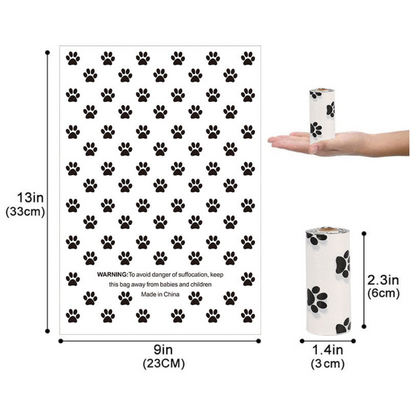Eco-friendly Poop Bags with Convenient Dispenser Bowlift