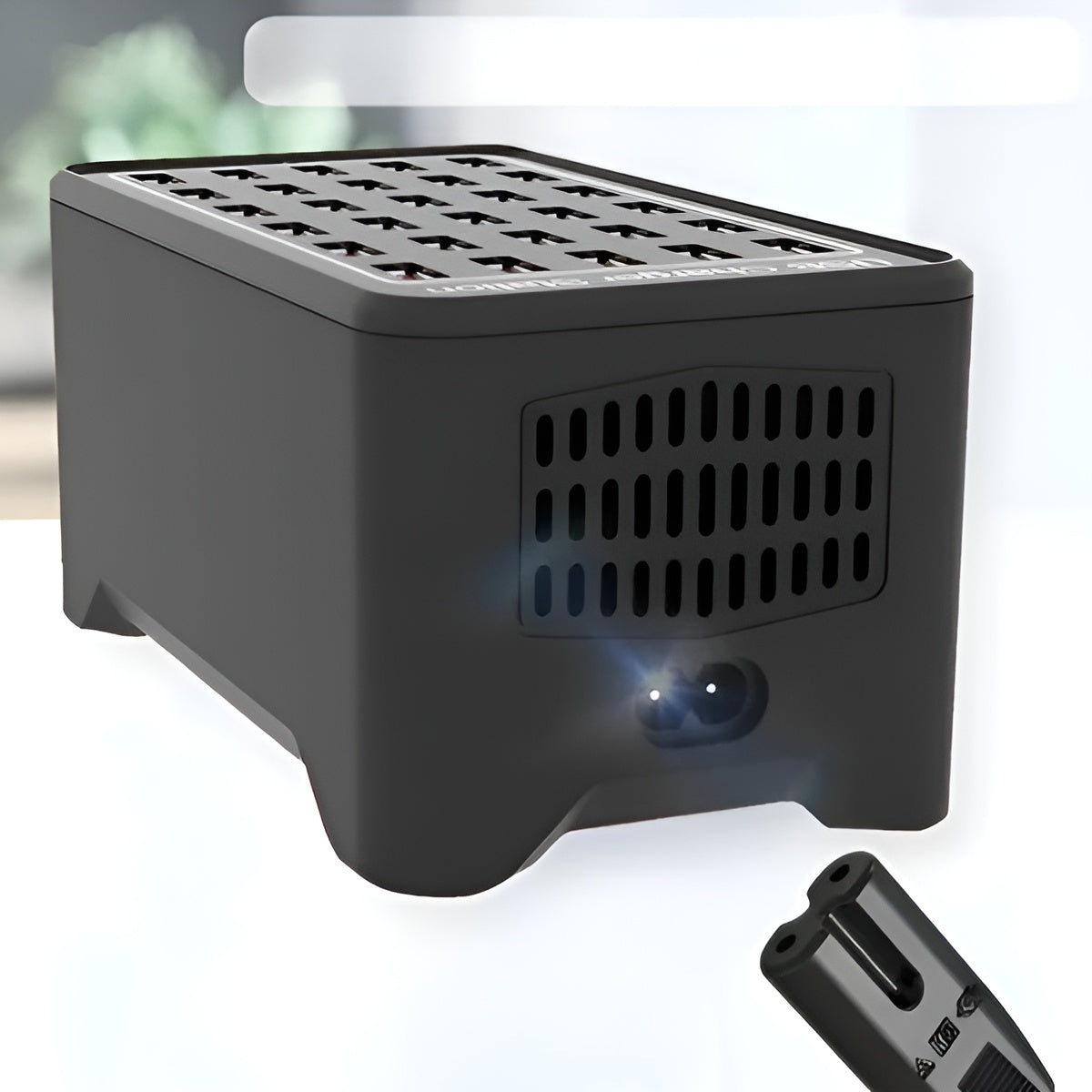 BowLift | Voltura Multi-USB Charging Station | 30 Ports | Fast Charging & Surge Protection | Compact & Durable
