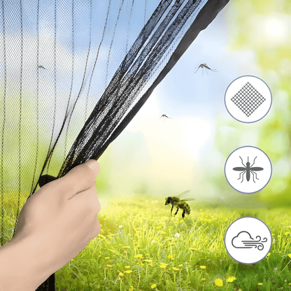 Self-closing Magnetic Insect Screen with Pet-friendly Opening | Bowlift