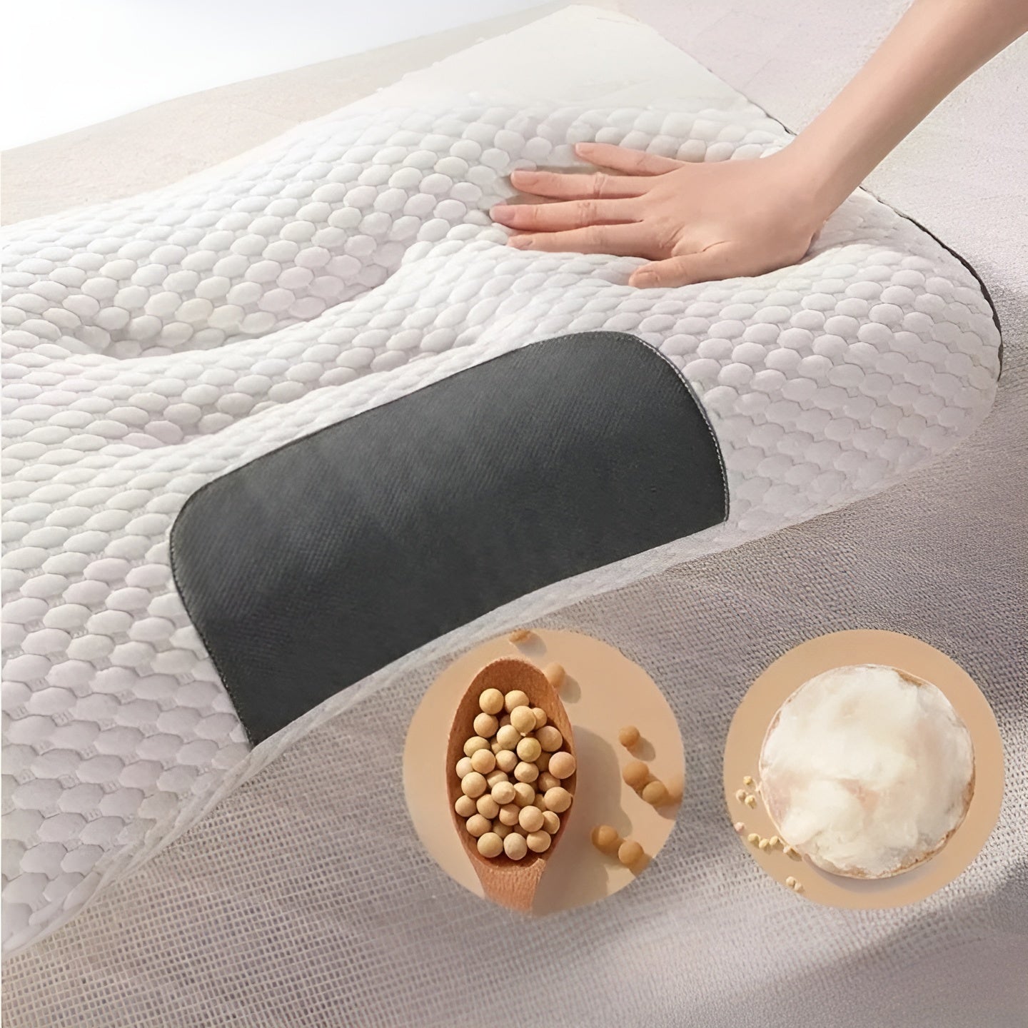 Orthopedic Neck Pillow – Ergonomic & Supportive | For Relaxation & Healthy Sleep