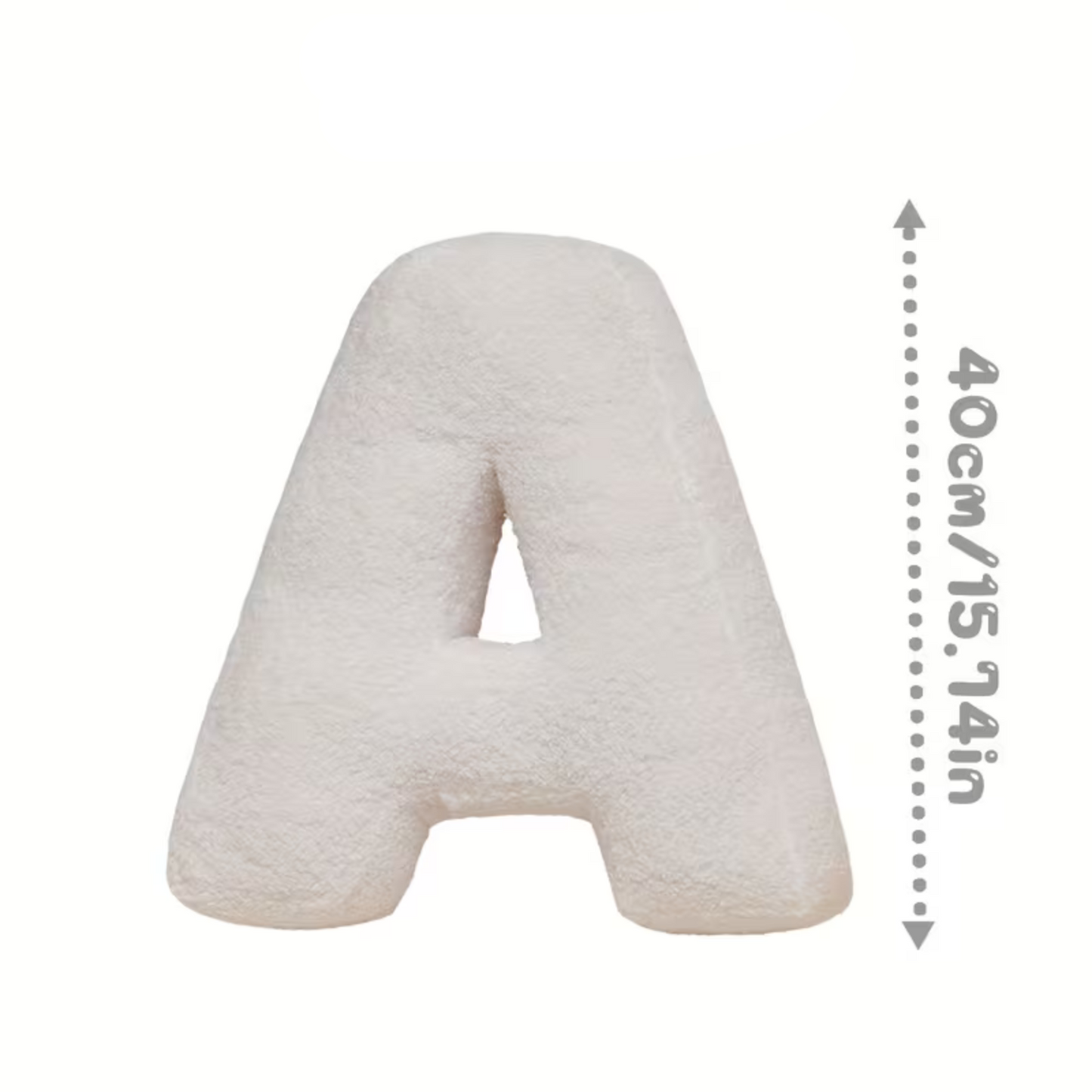 White Letter Decorative Pillow – Soft And Versatile | Creative Pillows For Your Sofa And Bed | Bowlift