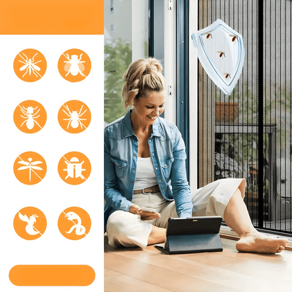 Self-closing Magnetic Insect Screen with Pet-friendly Opening | Bowlift