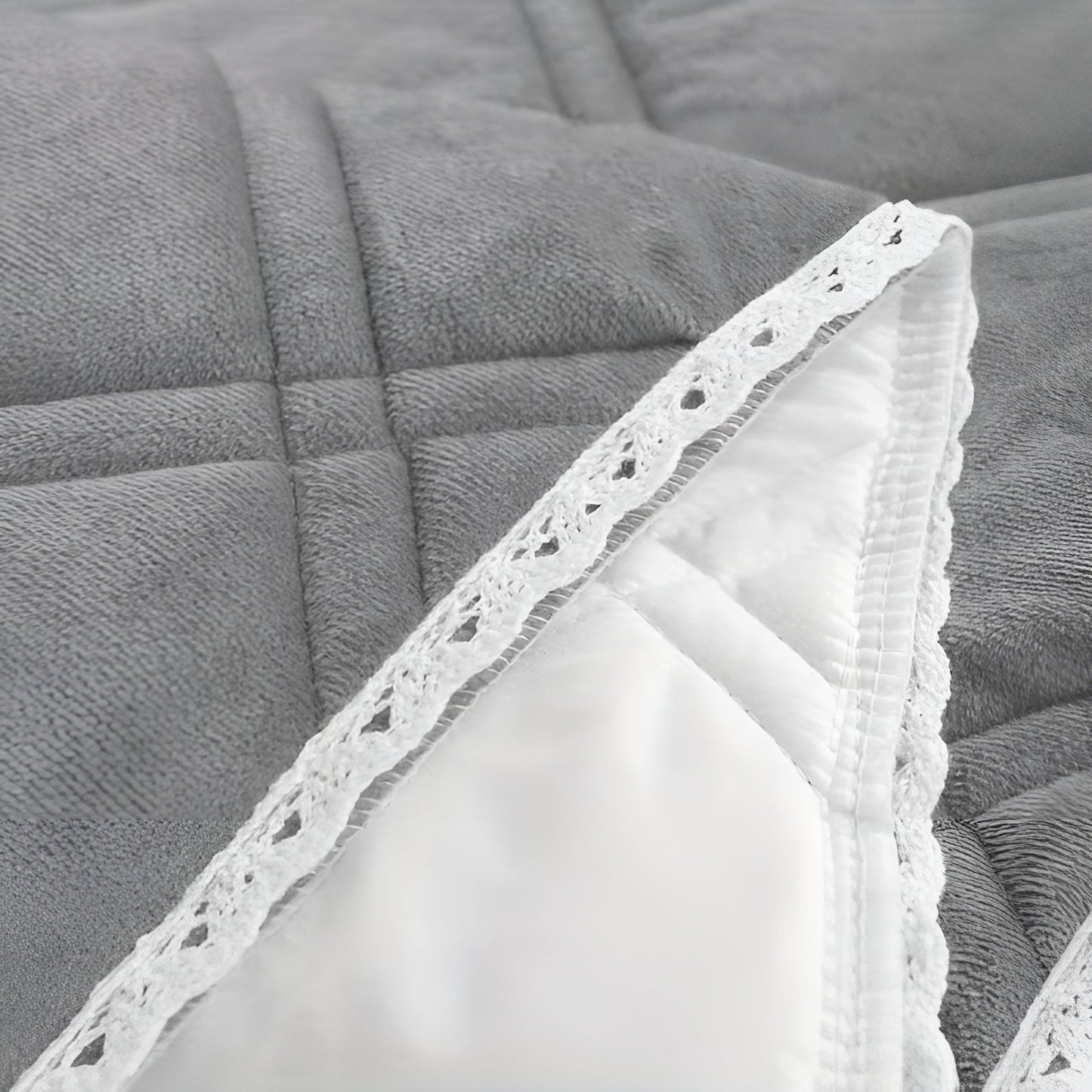 Headboard Cover Quilted – Premium Padding for More Comfort | Decorative & Protective | Bowlift