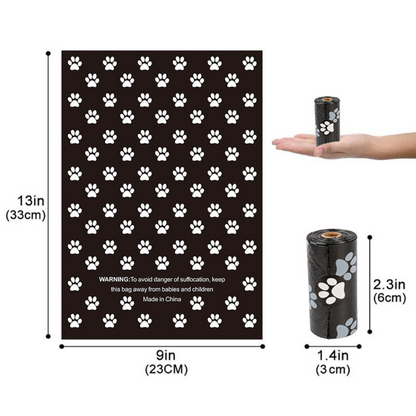 Eco-friendly Poop Bags with Convenient Dispenser Bowlift
