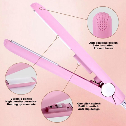 Skanto | MiniCurler: Ceramic Mini Curling Iron and Straightener