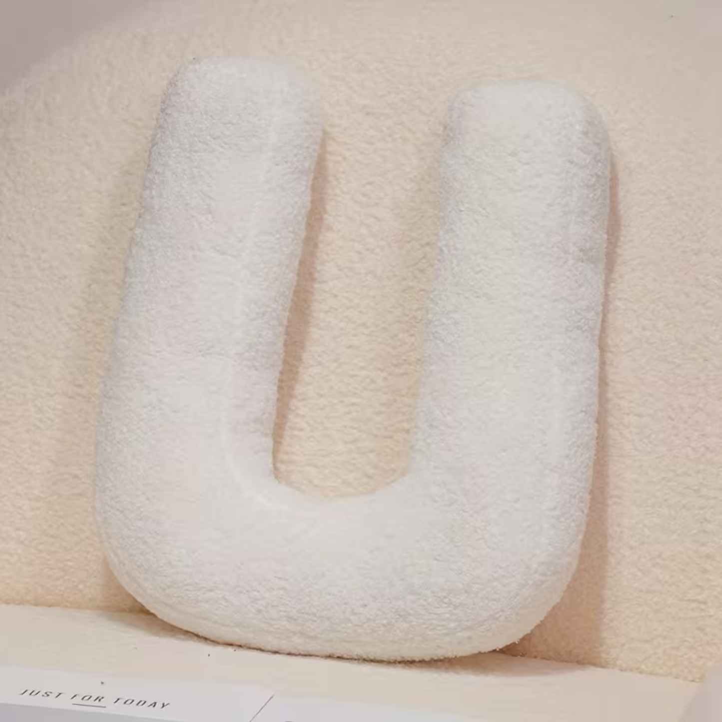 White Letter Decorative Pillow – Soft And Versatile | Creative Pillows For Your Sofa And Bed | Bowlift