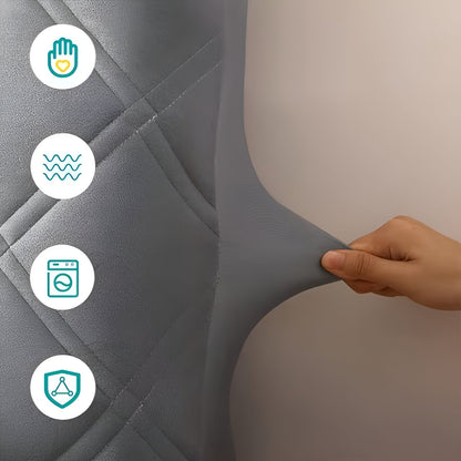 Headboard Cover Quilted – Premium Padding for More Comfort | Decorative & Protective | Bowlift