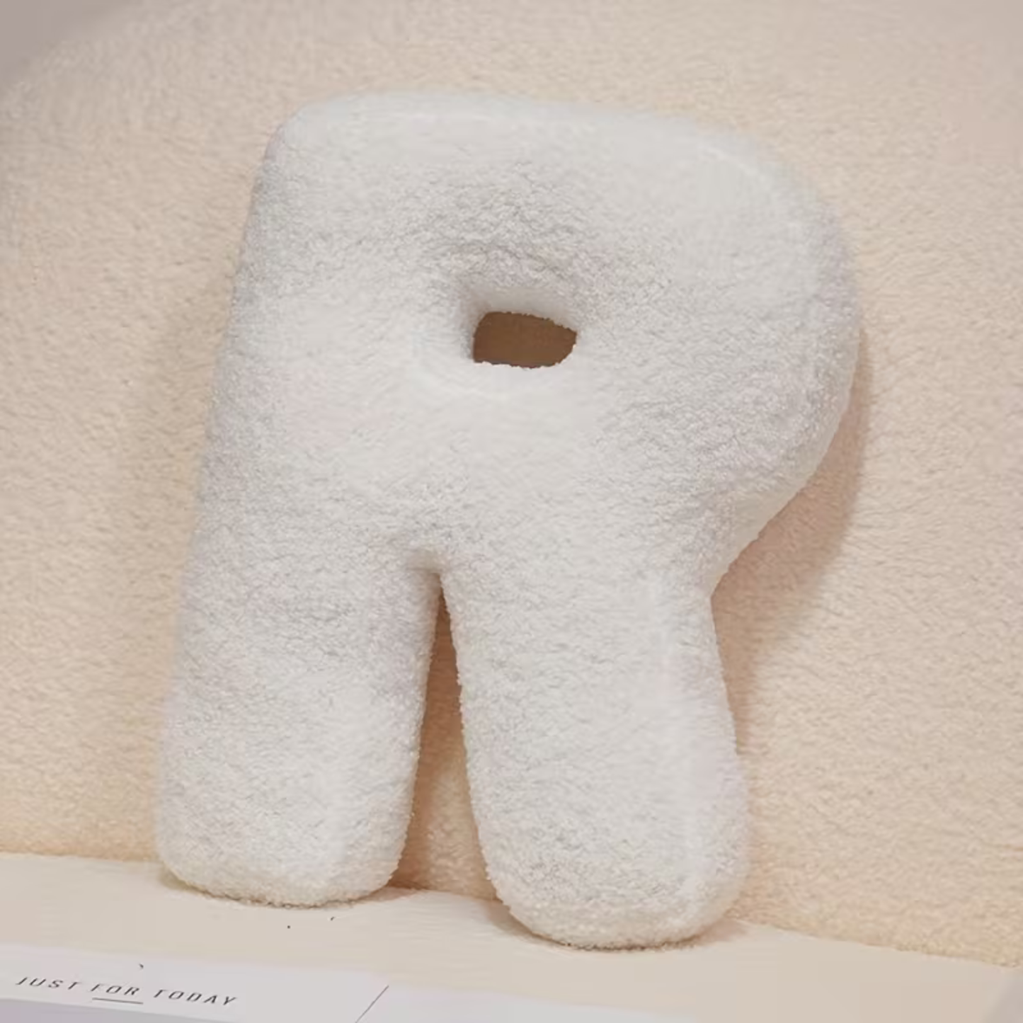 White Letter Decorative Pillow – Soft And Versatile | Creative Pillows For Your Sofa And Bed | Bowlift
