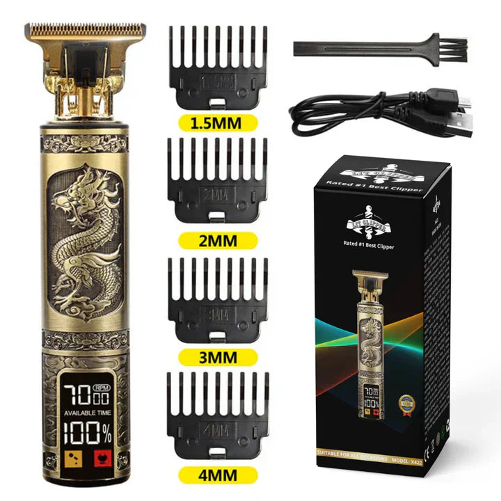 Professional Hair Clipper with Carbon Steel T-Blade | Skanto