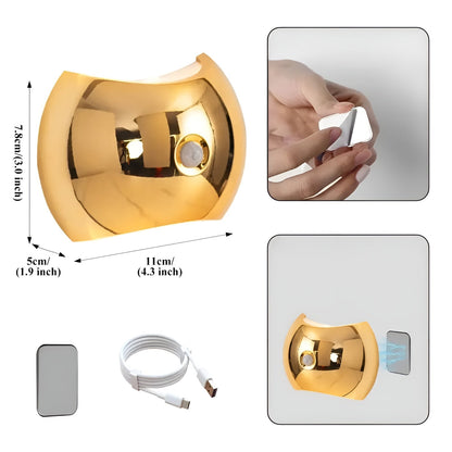 Wall light with motion sensor – Dual LED light Up & Down | Magnetic & PortaBowlifte | Bowlift