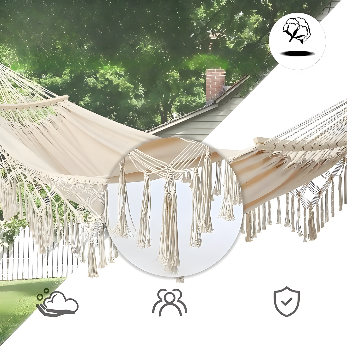 Hammock – FoldaSkanto, soft and perfect for indoor and outdoor use