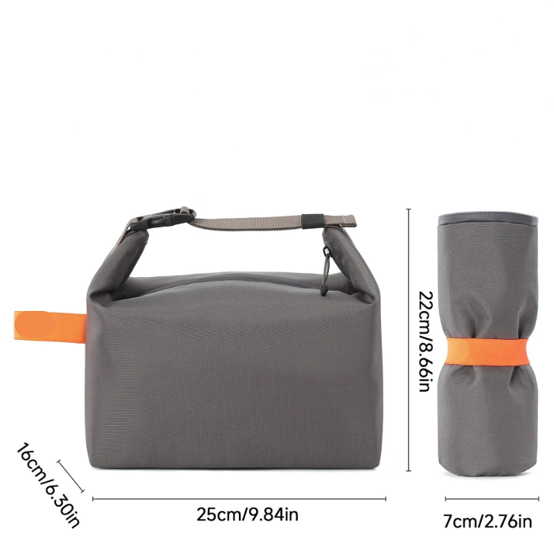 Skanto | UrbanLunch Foldable Insulated Lunch Bag – Keep Food Fresh and Stylish On the Go