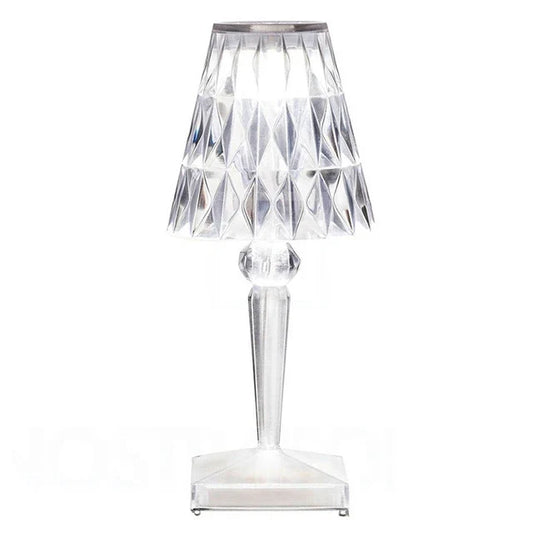 Acrylic Crystal Table Lamp – Artistic Design, Dimmable, Energy Saving, Ideal for Living Room or Bedroom | Bowlift