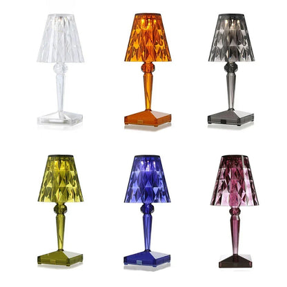 Acrylic Crystal Table Lamp – Artistic Design, Dimmable, Energy Saving, Ideal for Living Room or Bedroom | Bowlift