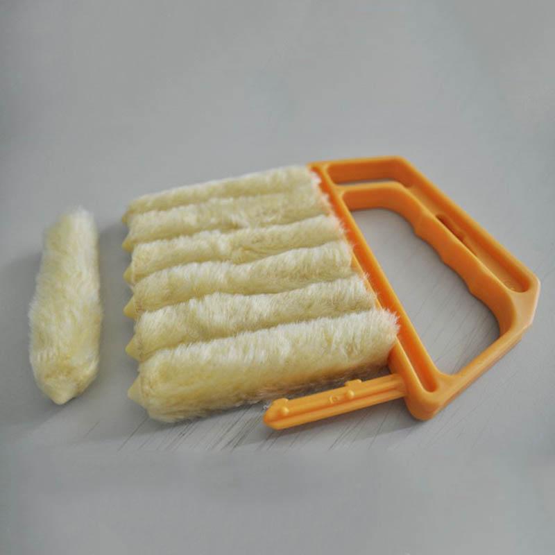 BowLift | Useful Microfiber Window cleaning brush air Conditioner Duster cleaner with washable venetian blind blade cleaning cloth