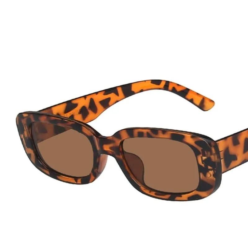 Skanto | Retro Style Rectangular Sunglasses with UV400 Protection for Women