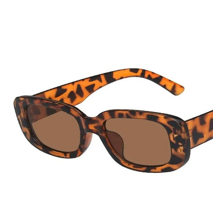Skanto | Retro Style Rectangular Sunglasses with UV400 Protection for Women