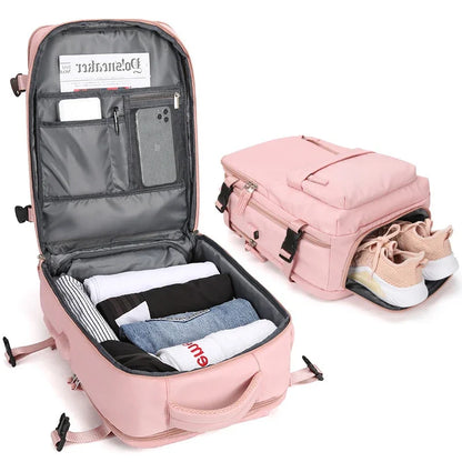 Skanto | Travel Carry-On Backpack with Shoe Compartment