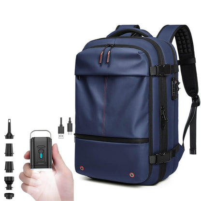 BowLift | VacuPro – Compression Travel Backpack with Built-In Vacuum System | Space-Saving Cabin Bag