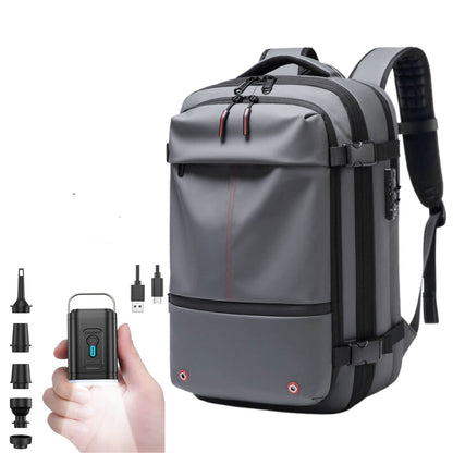 BowLift | VacuPro – Compression Travel Backpack with Built-In Vacuum System | Space-Saving Cabin Bag