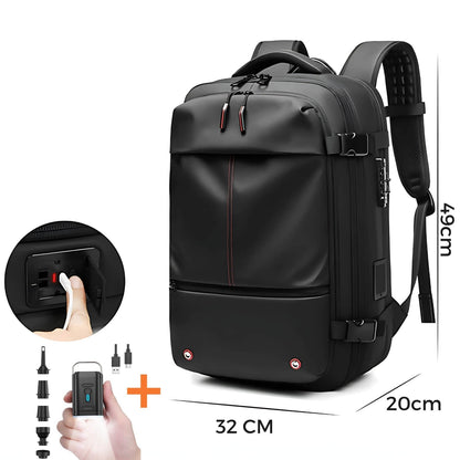BowLift | VacuPro – Compression Travel Backpack with Built-In Vacuum System | Space-Saving Cabin Bag