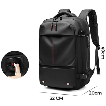 BowLift | VacuPro – Compression Travel Backpack with Built-In Vacuum System | Space-Saving Cabin Bag