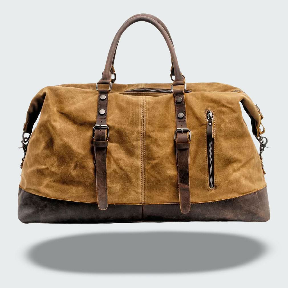 BowLift | Valour Canvas & Leather Travel Duffle Bag – 35L